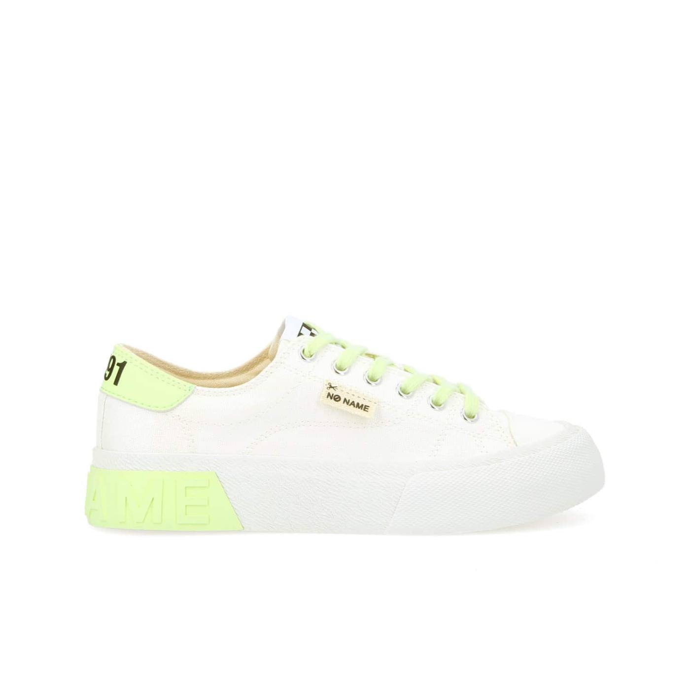 SNEAKER RESET W - TELA REC/FOX - BIANCO/LIME